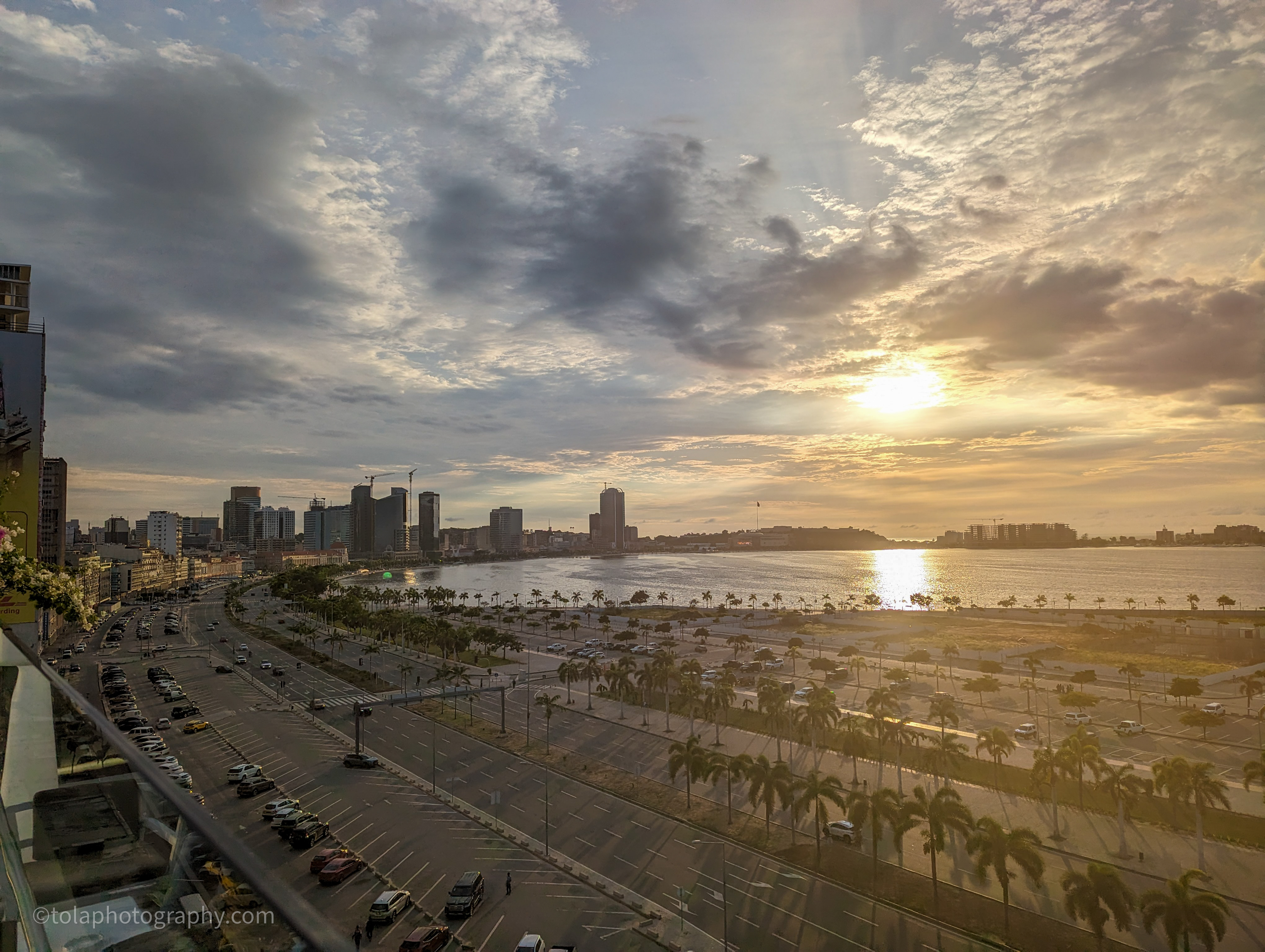View of Luanda Marginal from Diamante Hotel